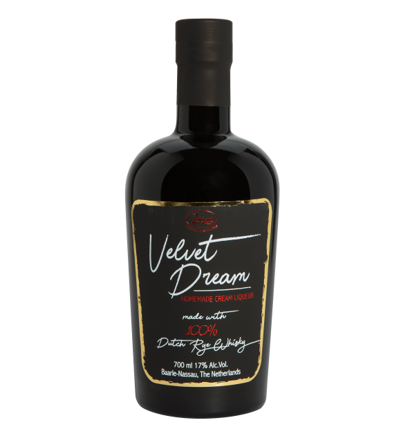 Velvet Dream - Caramel Cream Liqueur - Valentijns Special: 6+ 1pf 700ml (tot max 1proeffles per bestelling)